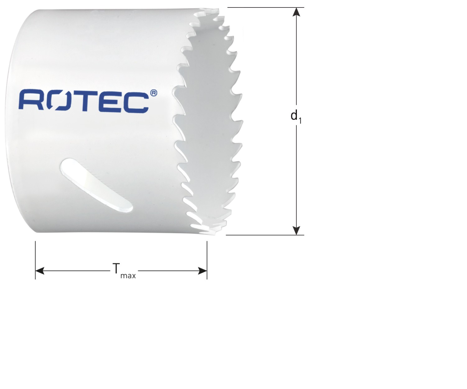 Rotec BiM-Co8 Gatzaag, normaal vertand, Tmax=38, ø102