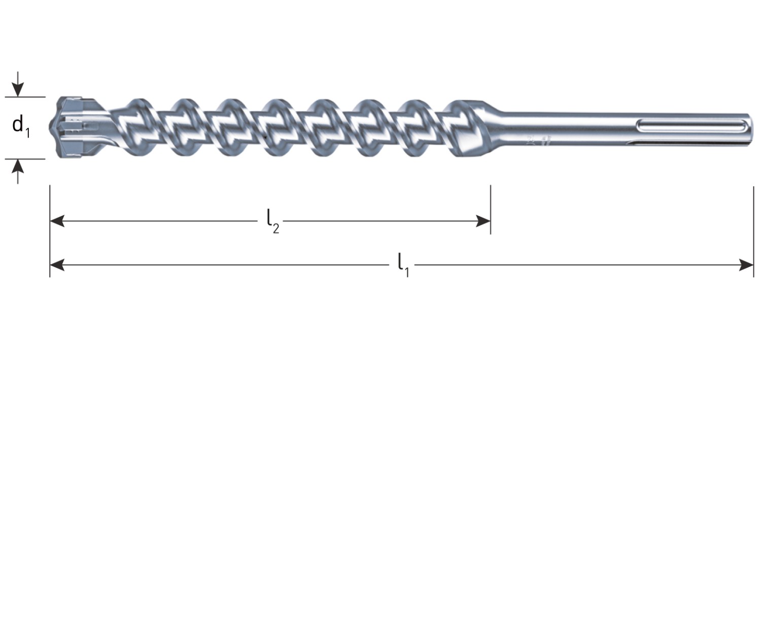 Rotec Hamerboor SDS-max Quattro-X ø12,0x400/540