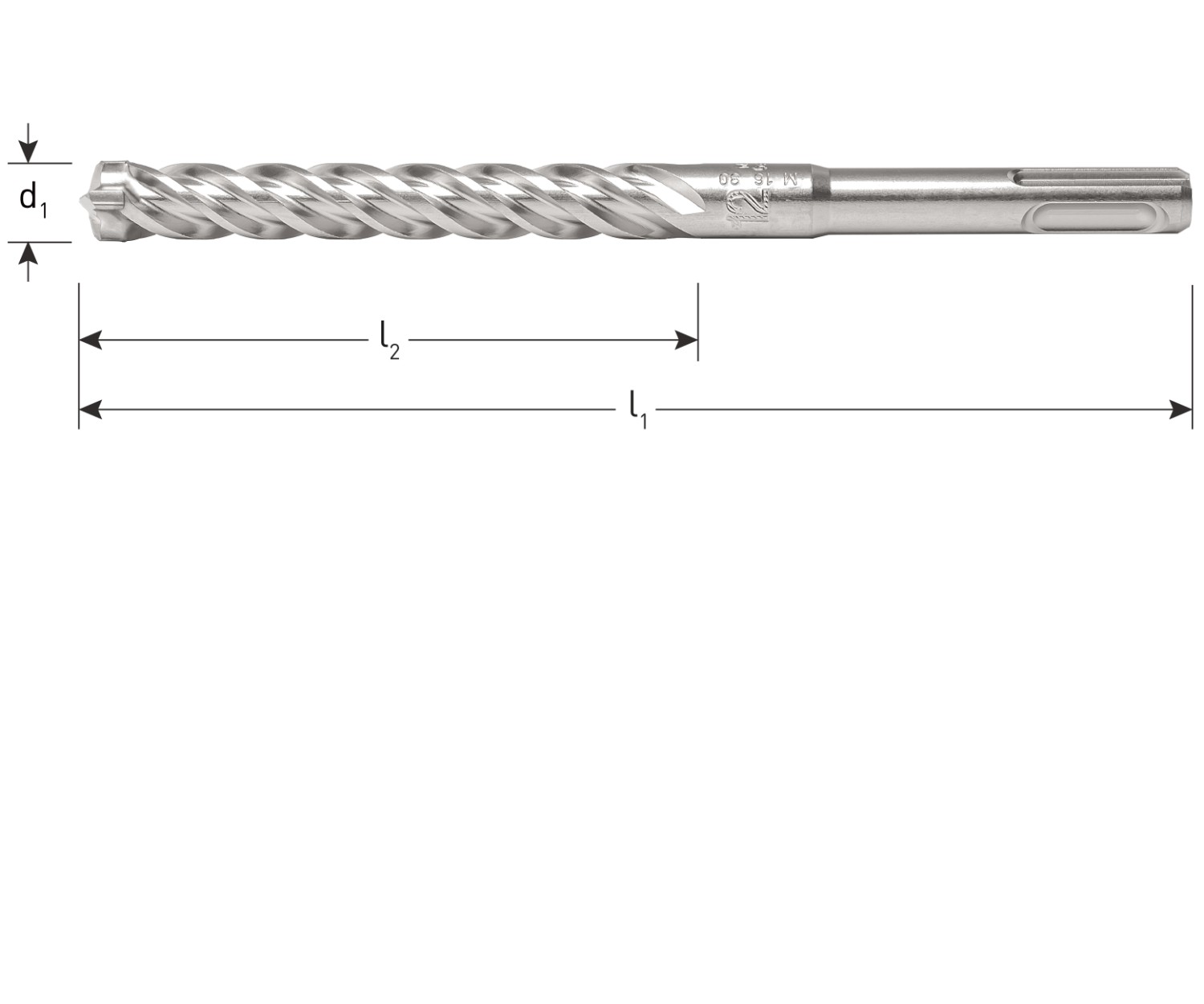 Rotec Hamerboor SDS+ Quattro-X ø10,0x100/165