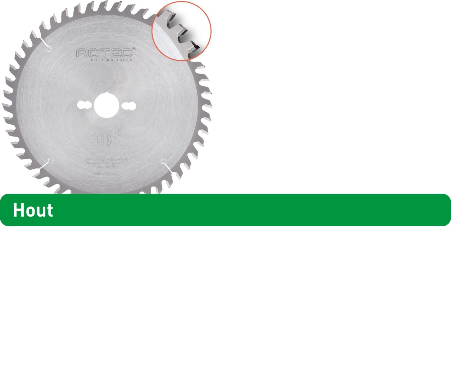 Rotec HM schulp- en afkortzaagblad Assortiment