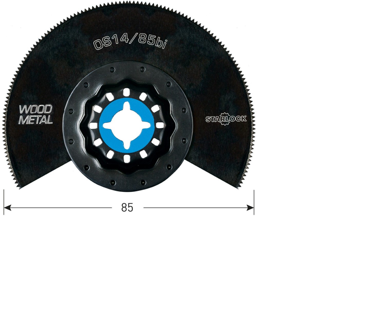 Rotec OS 14/85bi Starlock segmentzaagblad Hout/Metaal ø85