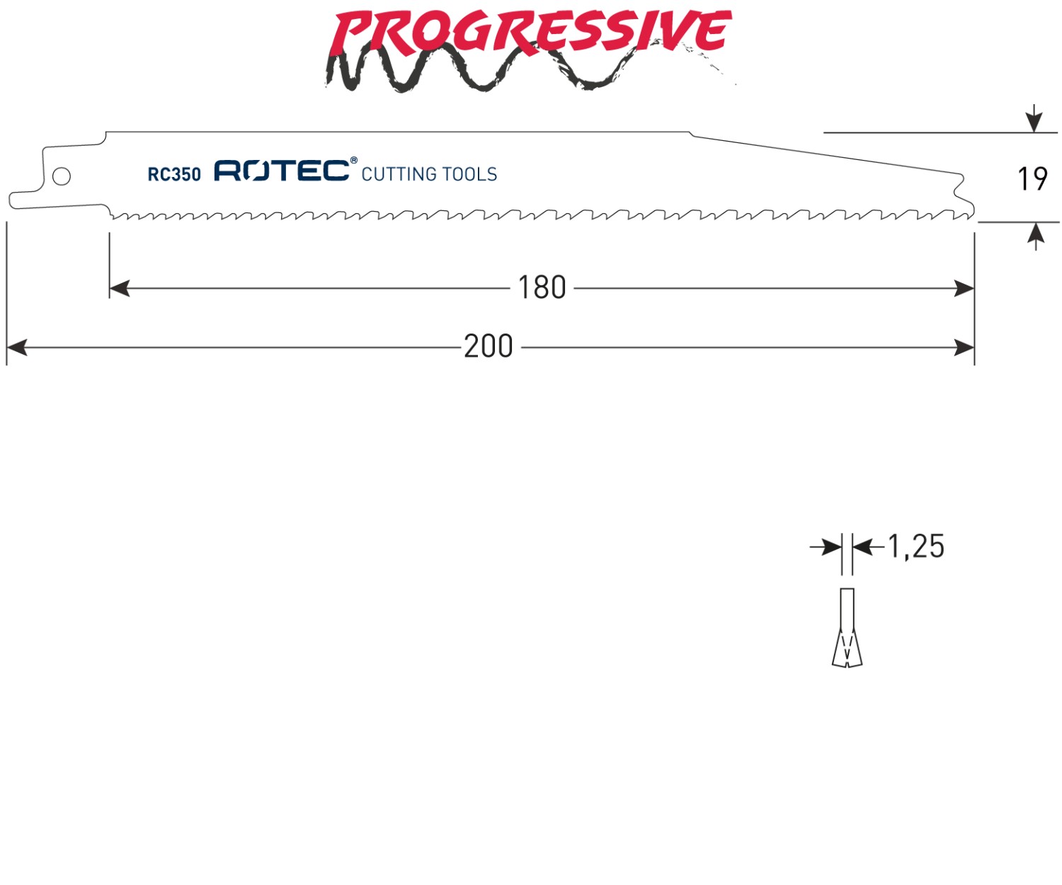 Rotec Reciprozaagblad RC350 / S3456XF