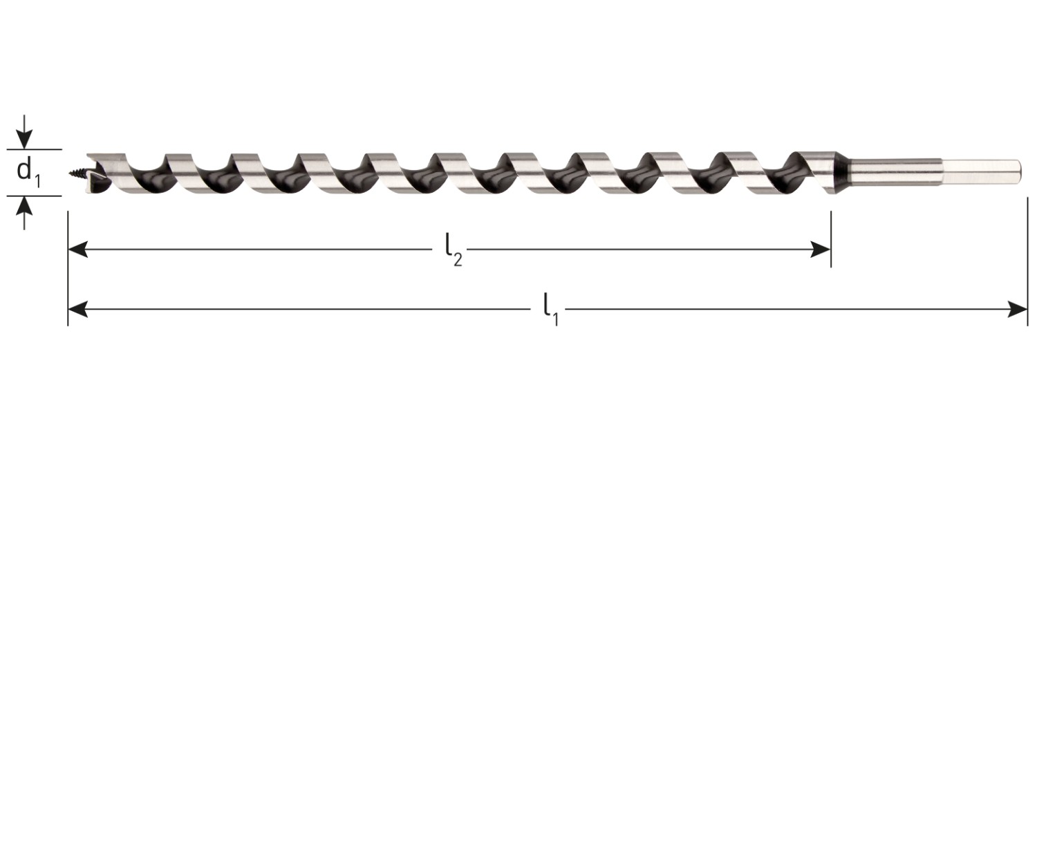 Rotec Slangenboor, SILVER-LINE, ø10x155/230