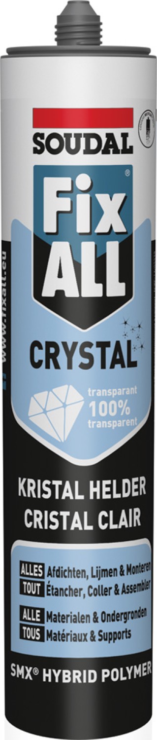 Soudal Fix All Crystal Glashelder 290ml