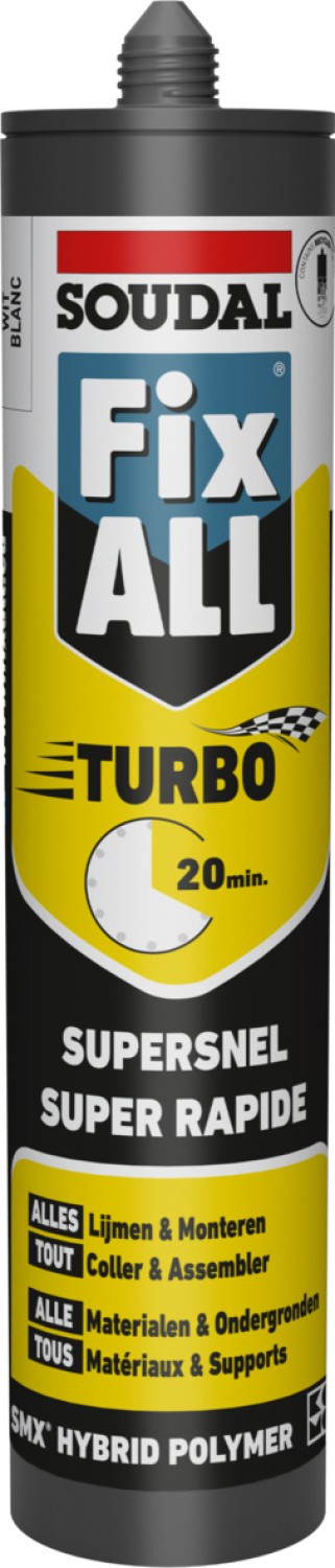 Soudal Fix All Turbo Wit KOMO 290ml