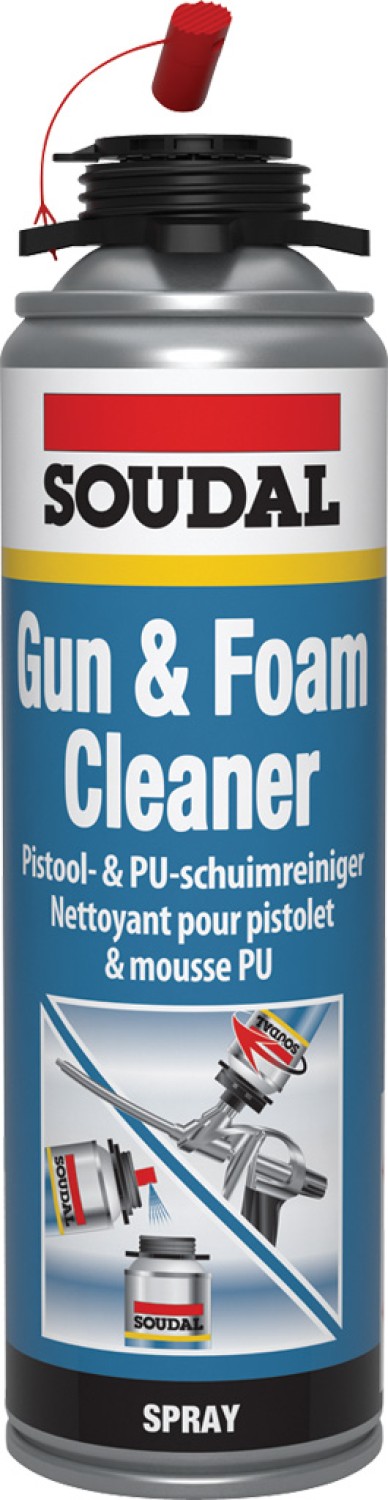 Soudal Gun & Foamcleaner Transparant 500ml