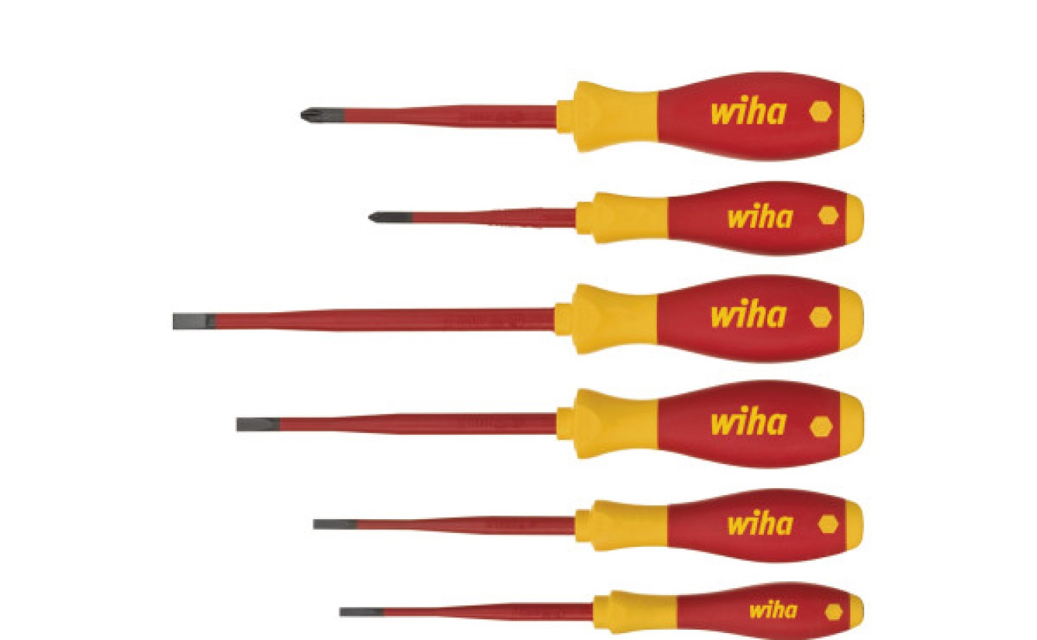 Wiha Schroevendraaierset SoftFinish Electric SlimFix