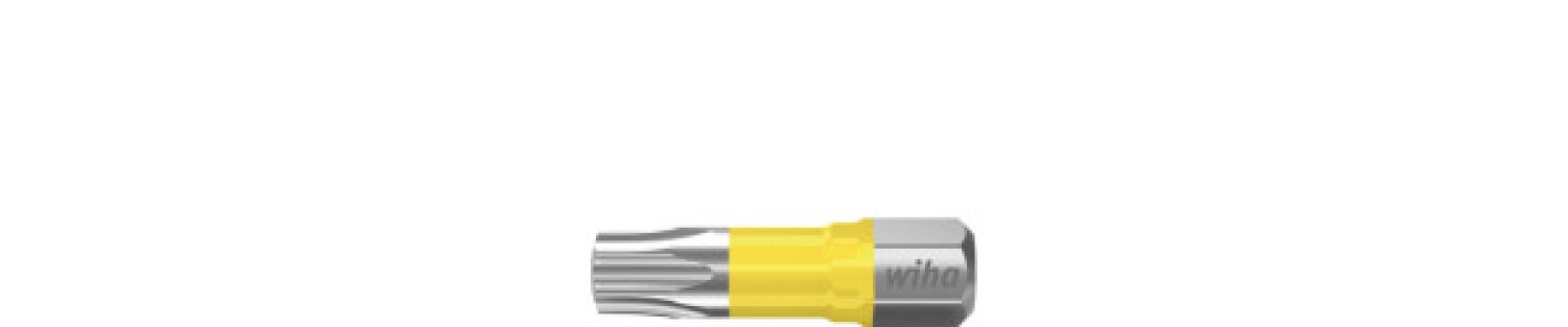 Wiha Y-bitset, 25 mm TORX (T15), 5-delig in doos, 1/4”